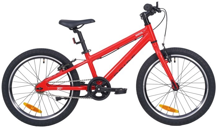 Велосипед 20" Pride MARVEL 2.1 2025 червоний, укр, укр