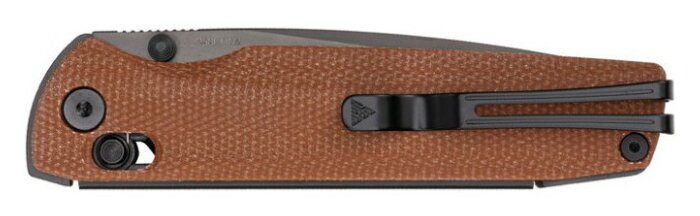 Ніж складаний SRM Terrier 258L-MN2, коричневий, укр, укр