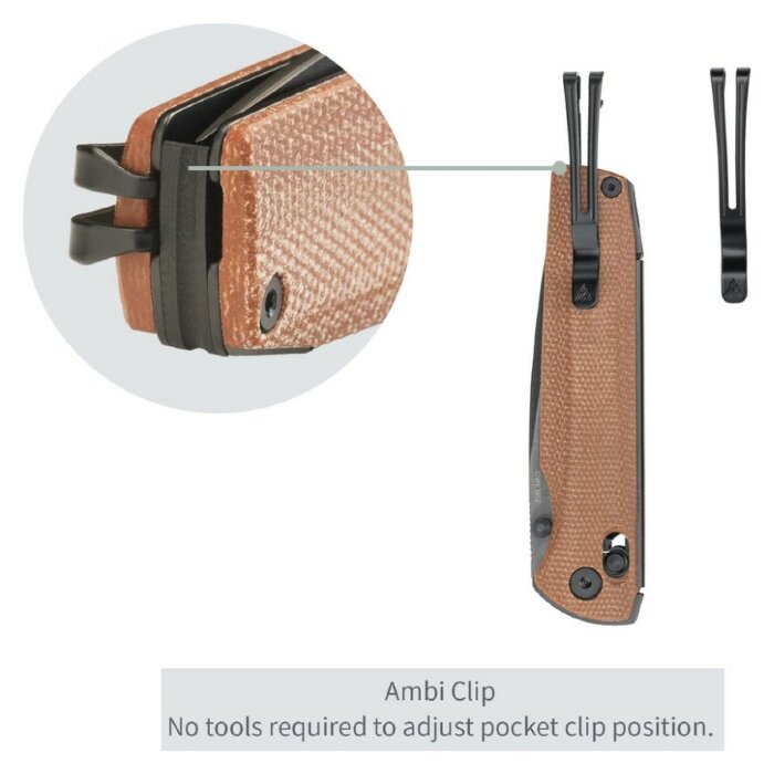 Ніж складаний SRM Terrier 258L-MN2, коричневий, укр, укр