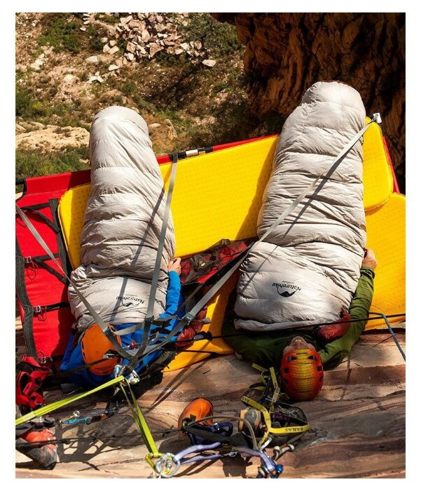 Спальник с натуральным пухом Naturehike Snowbird NH20YD001,p-р L, коричневый 560 г