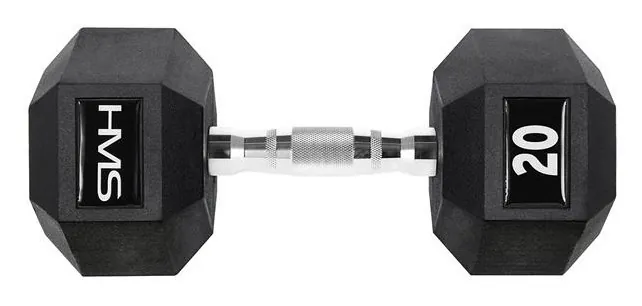 Гантель шестигранный HMS HEX PRO, 20 кг