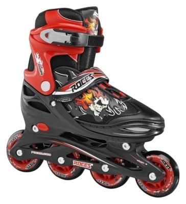 Роликовые коньки Roces COMPY 6.0 BOY /черно-красный/34-37