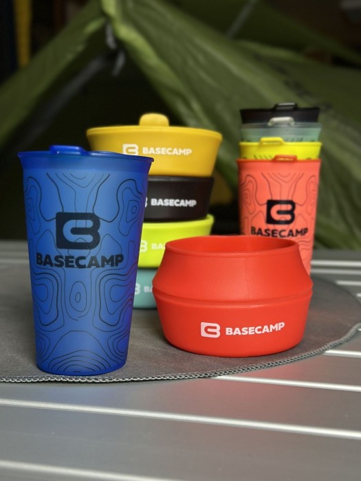 Мягкий стакан BaseCamp Trail Cup, 200 ml, Yellow