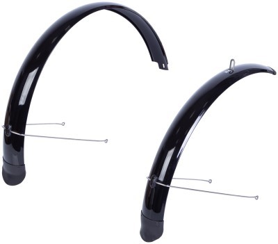 Крылья 29" Pl ширина 70мм BRAVVOS X070 черный со стойкой переднее 370мм, заднее 370мм полноразмерное