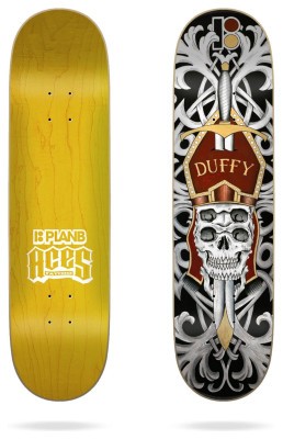 Дека для скейтборда Plan B (PBDE0020A124) Duffy Cranial 8.75"x32.125" 2020