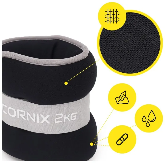 Обважнювачі-манжети для ніг та рук Cornix 2 x 2 кг XR-0242