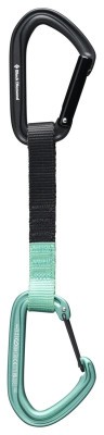 Оттяжка с карабинами Black Diamond HotForge Hybrid Quickdraw 16 cm, Clean Green, One Size