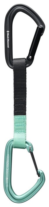 Відтяжка з карабінами Black Diamond HotForge Hybrid Quickdraw 16 cm, Clean Green, One Size