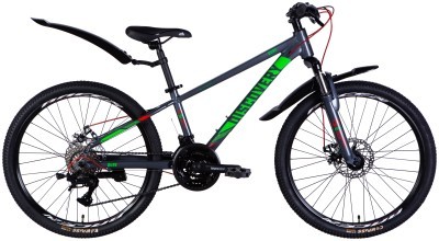 Велосипед AL 24" Discovery QUBE DD CS рама-11,5" серый 2025