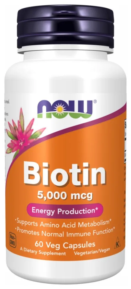 BIOTIN 5000mcg - 60 vcaps