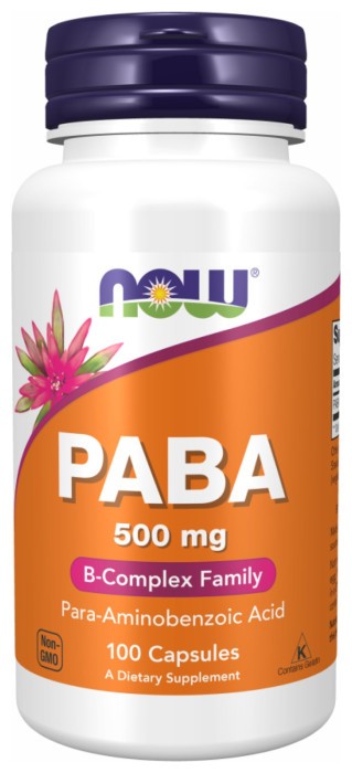 PABA 500mg - 100 caps