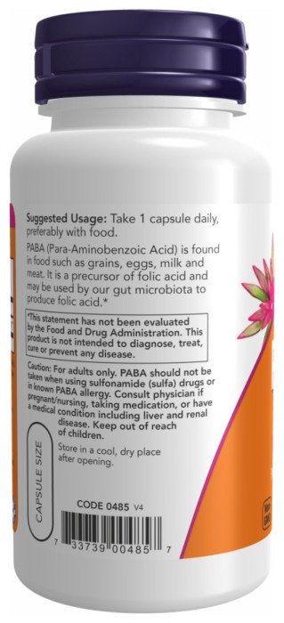 PABA 500mg - 100 caps