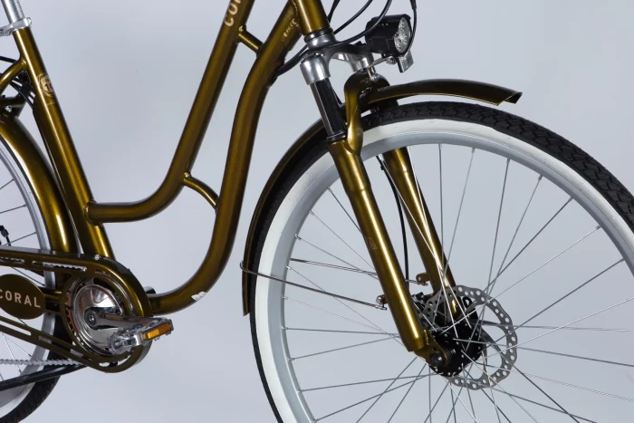 Велосипед з електроприводом 28" AL Dorozhnik eCORAL DD FR рама-19" 48B 17.5А*г 500Вт бронзовий 2026