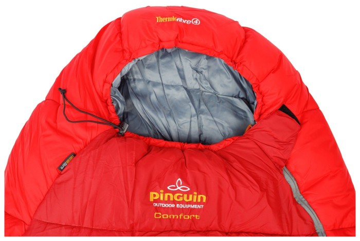 Спальный мешок Pinguin Comfort PFM (-1/-7°C), 175 см - Left Zip, Red
