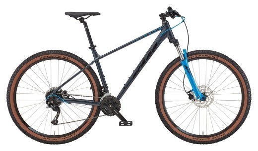 Велосипед KTM CHICAGO 291 29" рама XL/53, серый (черно-голубой), 2022 — 