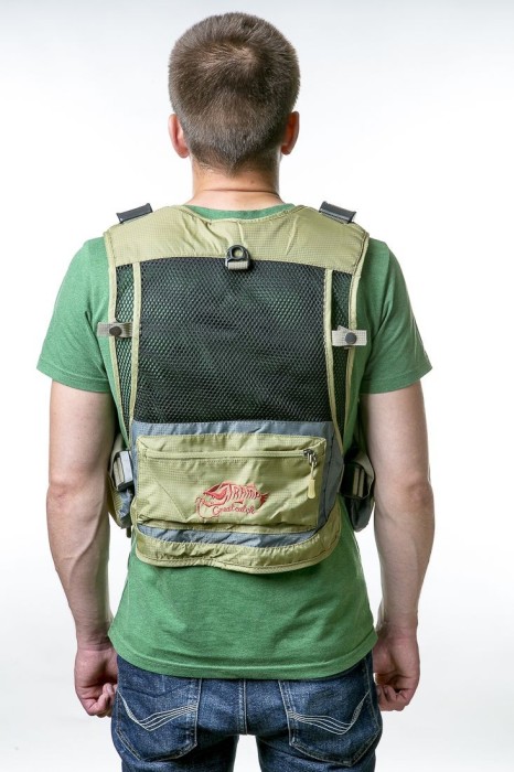 Жилет Tramp Angler рыболовное разгрузочное масло, Зеленый S/M