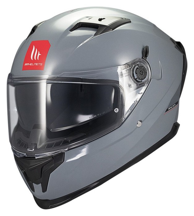 Мотошолом MT BRAKER SV Solid Gloss Grey A12