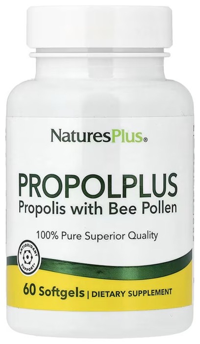 Propolplus, Propolis with Bee Pollen - 60 softgels