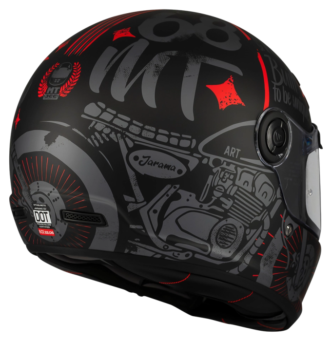 Мотошолом MT Jarama SV ART E5 MATT L