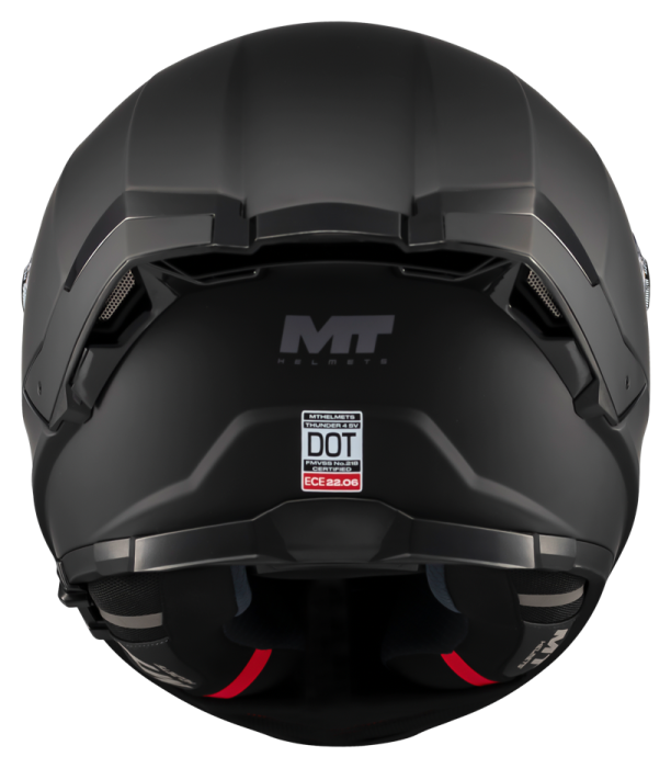 Мотошолом MT THUNDER 4 SV PURE A1 Matt Black