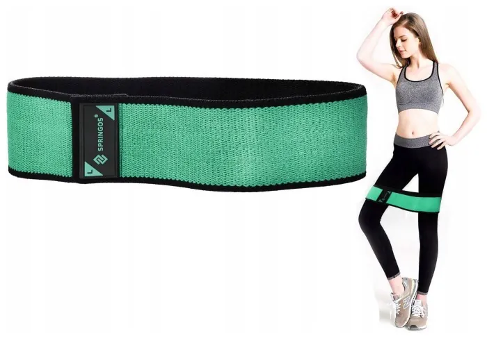 Резинка для фітнесу та спорту із тканини Springos Hip Band Size L FA0111