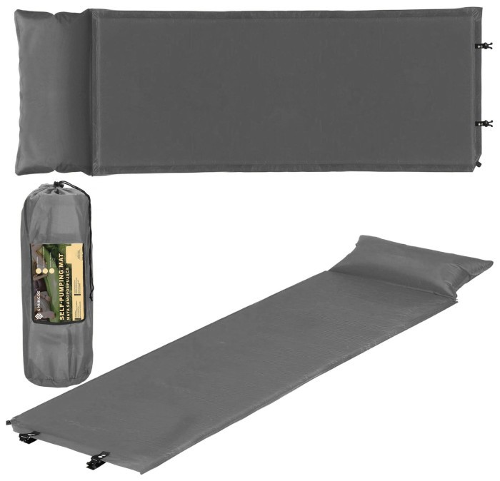 Килимок самонадувний Springos 186 x 53 x 2.5 см з подушкою PM035