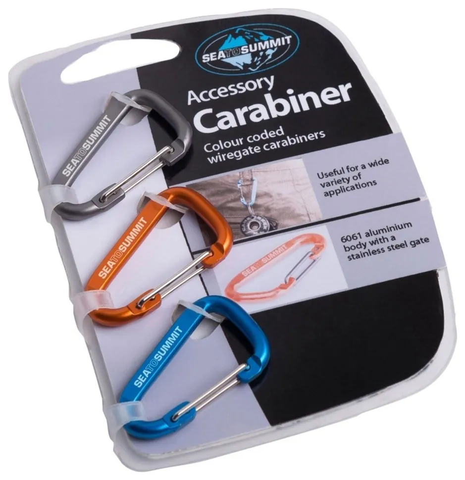 Карабін Accessory Carabiner 3 Pack Mix Color від Sea to Summit (SHM_STS AABINER3)