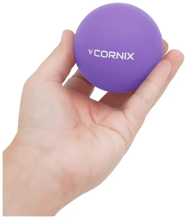 Массажный мяч Cornix Lacrosse Ball 6.3 см XR-0119 Purple