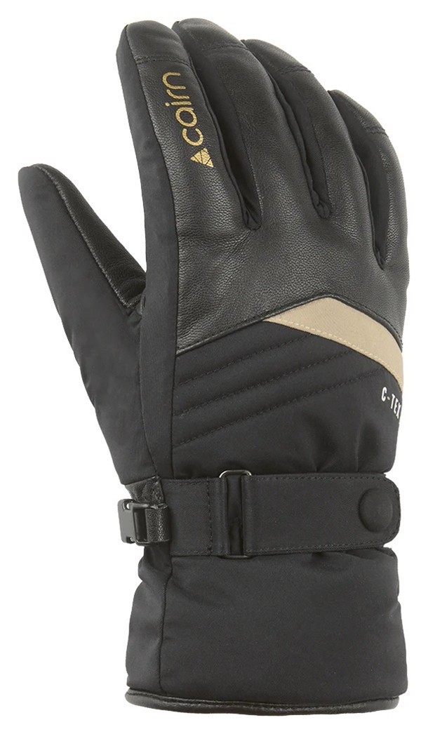 Cairn перчатки лыжные Masaya W black-gold 6