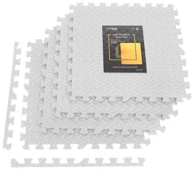 Мат-пазл (ластівчин хвіст) Cornix Mat Puzzle EVA 120 x 120 x 1 cм XR-0233 White