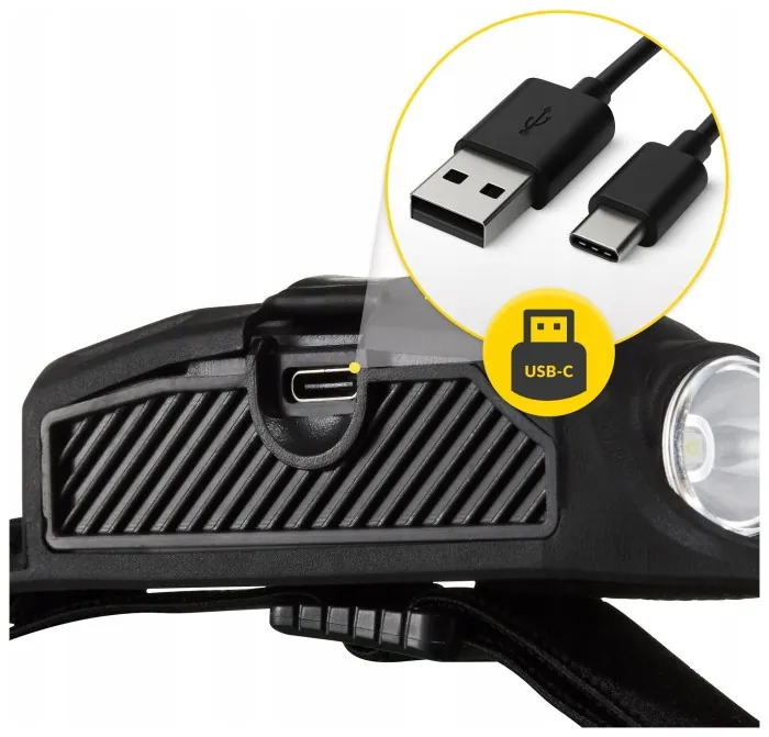Ліхтар налобний Mountain Goat LED 350 lm акумуляторний, з бічним світлом Black (P-5907739318305)