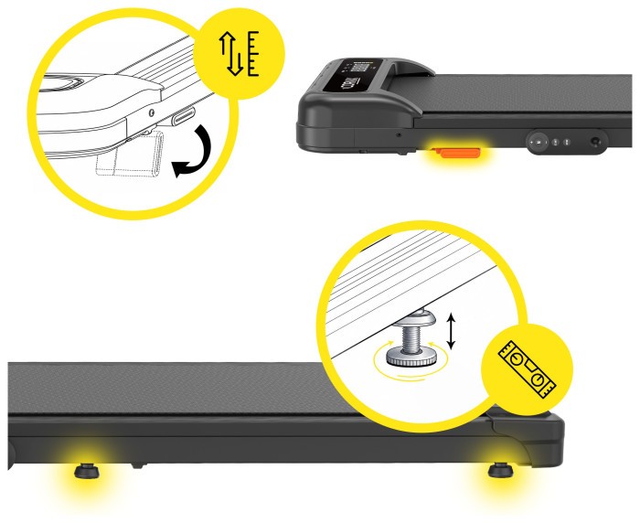 Бігова доріжка для ходьби Cornix Lexi Walking Pad з функцією вібрації Black