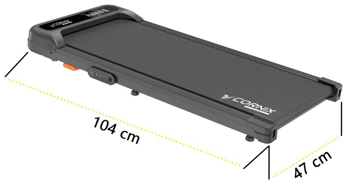 Бігова доріжка для ходьби Cornix Lexi Walking Pad з функцією вібрації Black