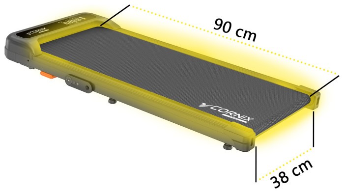 Бігова доріжка для ходьби Cornix Lexi Walking Pad з функцією вібрації Black