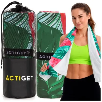 Рушник спортивний Actiget 180 x 100 см з мікрофібри ACT0196
