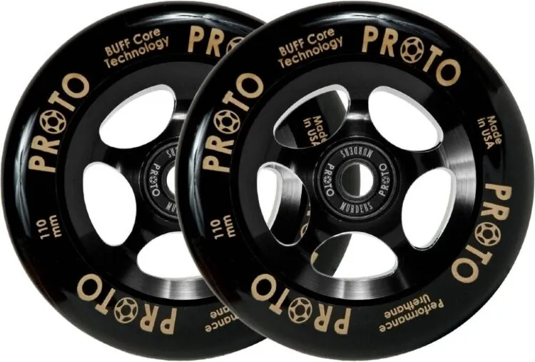 Колеса для трюкового самокату Proto Gripper Pro Scooter Wheels 2-Pack 110mm - Black On Black (FRD.0469461)