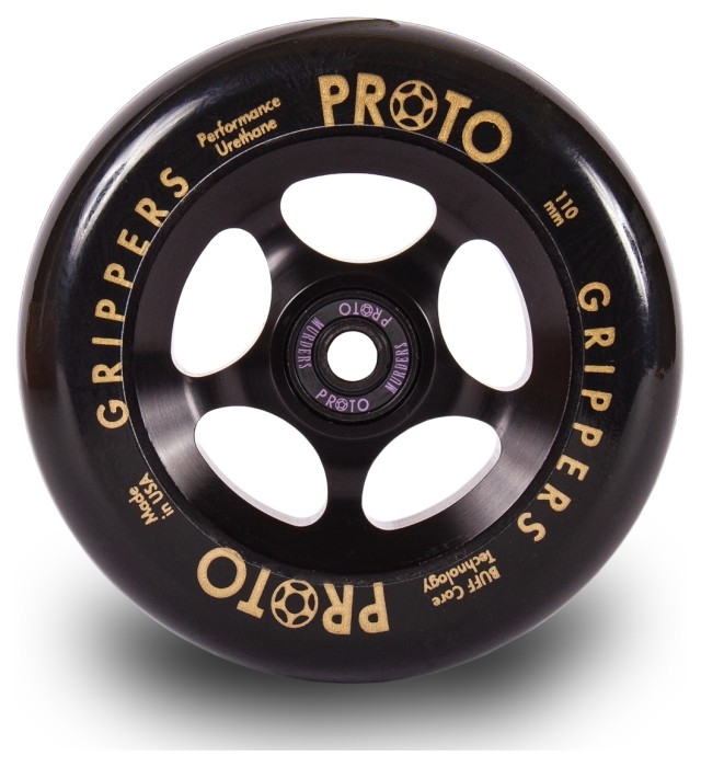 Колеса для трюкового самокату Proto Gripper Pro Scooter Wheels 2-Pack 110mm - Black On Black