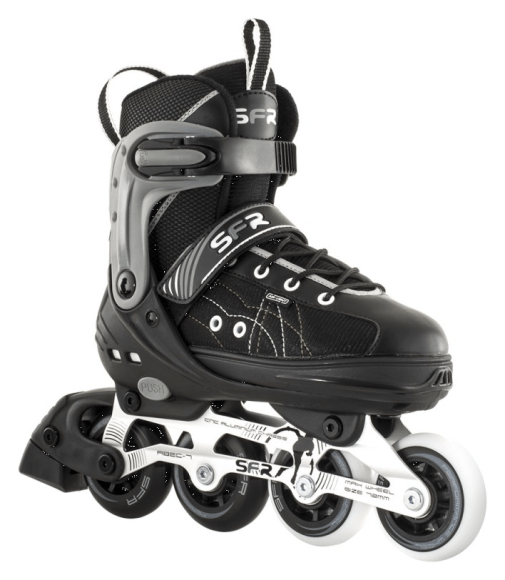 Роликові ковзани SFR RX - XT Adjustable 32-35,5 Black Grey, укр