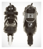 Роликові ковзани SFR RX - XT Adjustable 32-35,5 Black Grey, укр Фото - 3