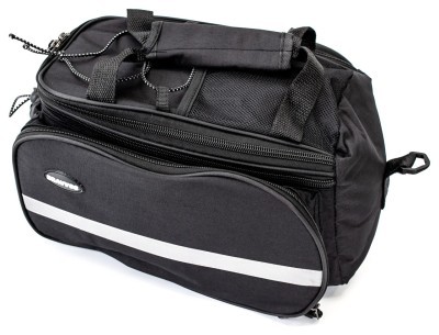 Велосумка на багажник 30*21*17cm черный BRAVVOS DT-001 водоотталкивающий. материал