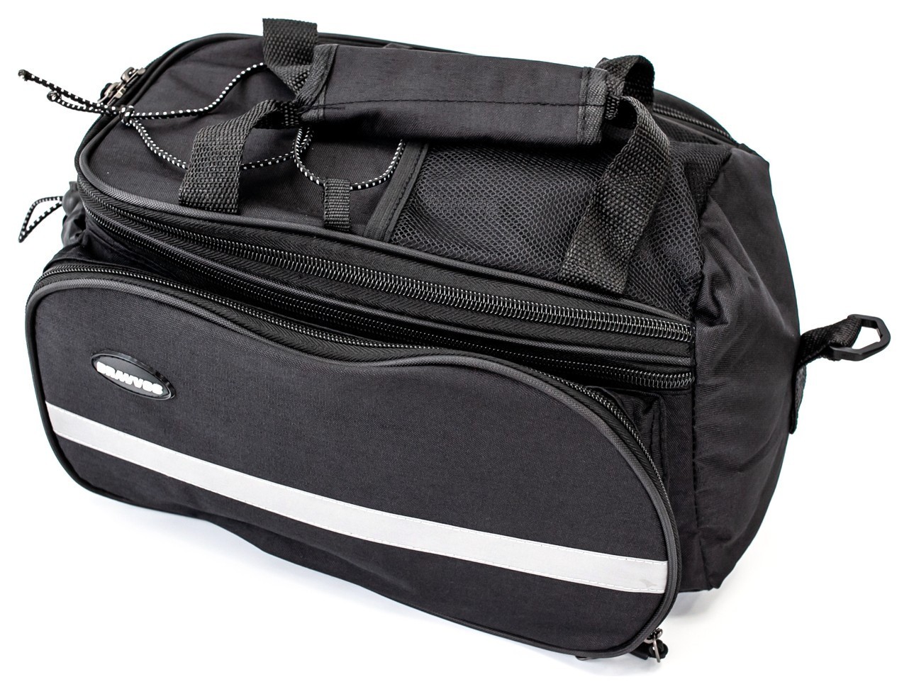 Велосумка на багажник 30*21*17cm черный BRAVVOS DT-001 водоотталкивающий. материал