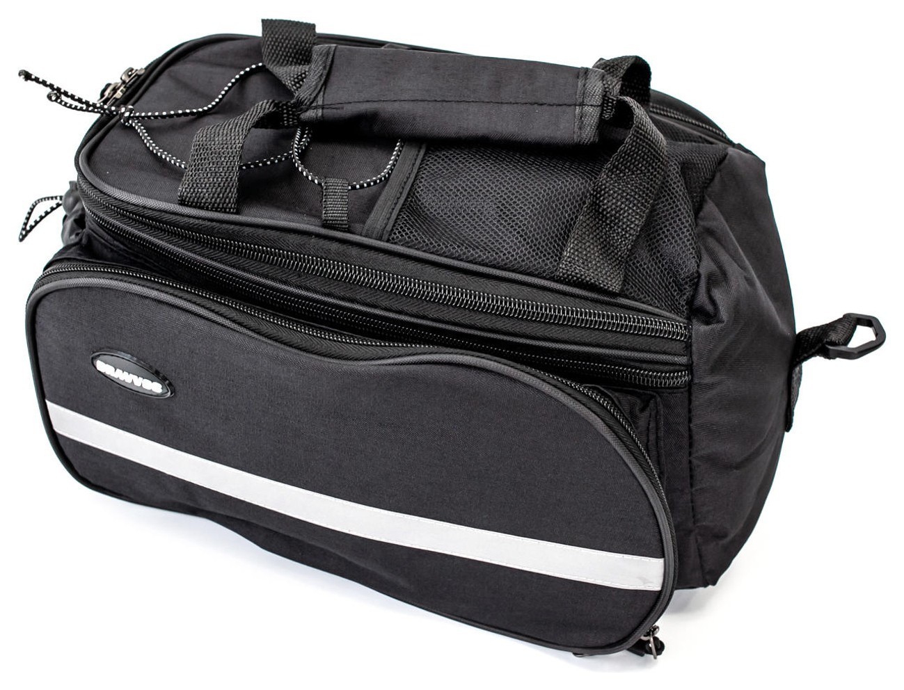 Велосумка на багажник чорний 30*21*17cm BRAVVOS DT-001 водовідштовх. матеріал