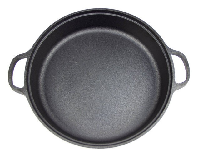 Чугунная сковорода со стеклянной крышкой Ø35 см GRILLI 777192