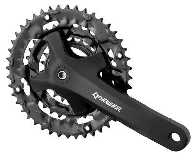 Шатун L175мм 22-32-44Т с Pl защитой PROWHEEL MPE-401 под квадрат (черн.)