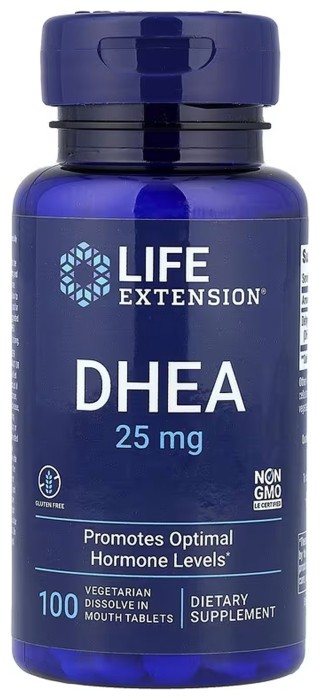 DHEA 25 mg - 100 lozenges (Пошкоджена банка)