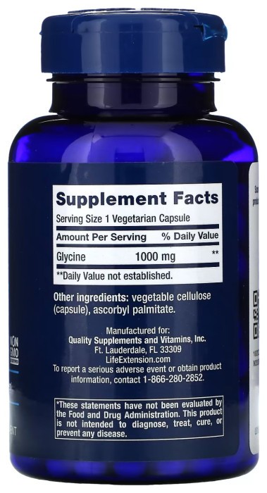 Glycine 1000 mg - 100 vcaps