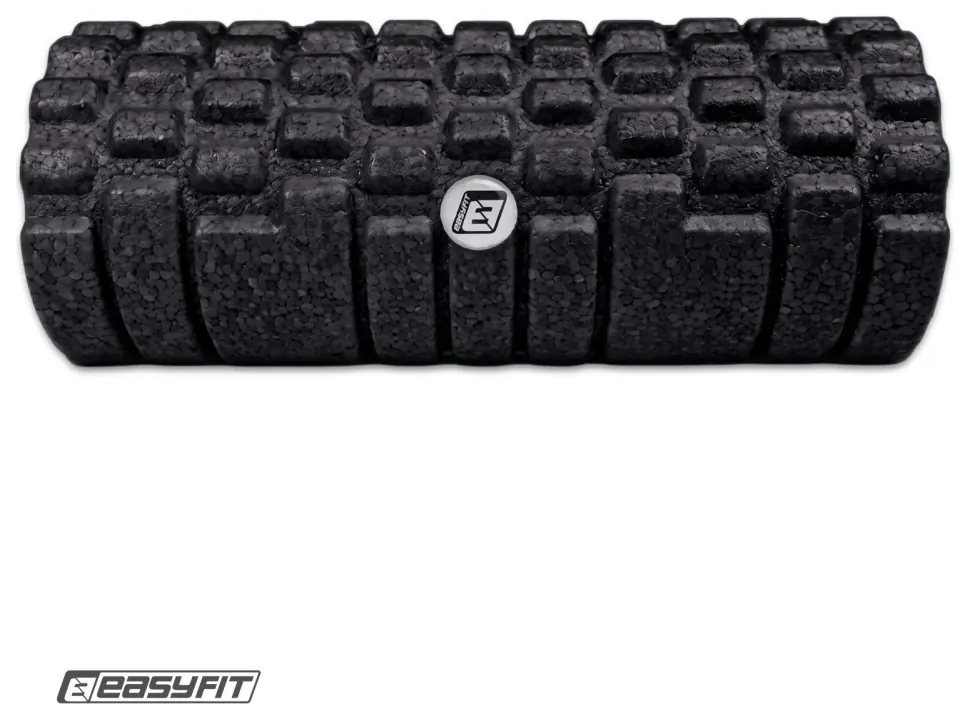 Масажний ролик EasyFit Grid Roller EPP 33 см (Чорний)