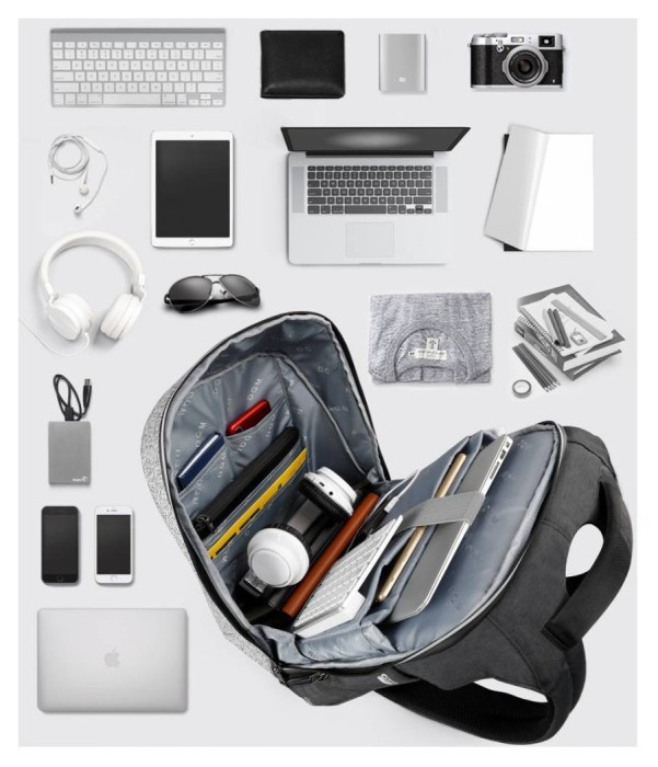 Рюкзак Tigernu D-83351 15.6" Black Grey