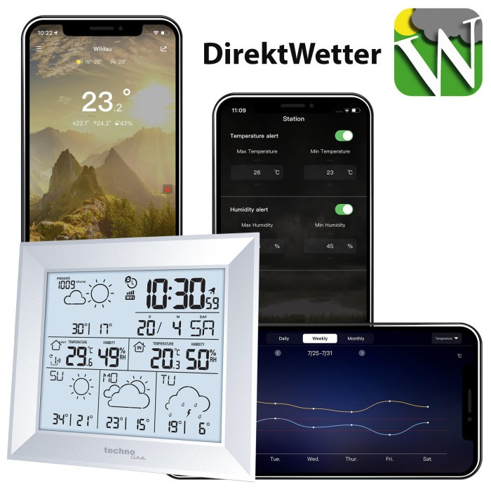 Метеостанція Technoline DirektWetter WD2000 Silver (WD2000)
