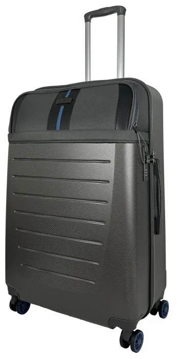 Валіза Semi Line 28" (L) Dark Brown/Blue Line (T5736-3)